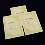 FMC-MMC-Splendid Hardbound Wedding Invite 449