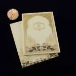 FMC-MMC-Luxury Lotus Padded Wedding Invite 461