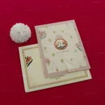 FMC-MMC-Modern Vellum Wrap Wedding Card 475