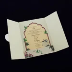 FMC-MMC-Graceful Two Fold Wedding Invite 489