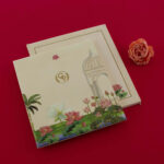 FMC-MMC-Elite Lotus Wedding Invitation 495